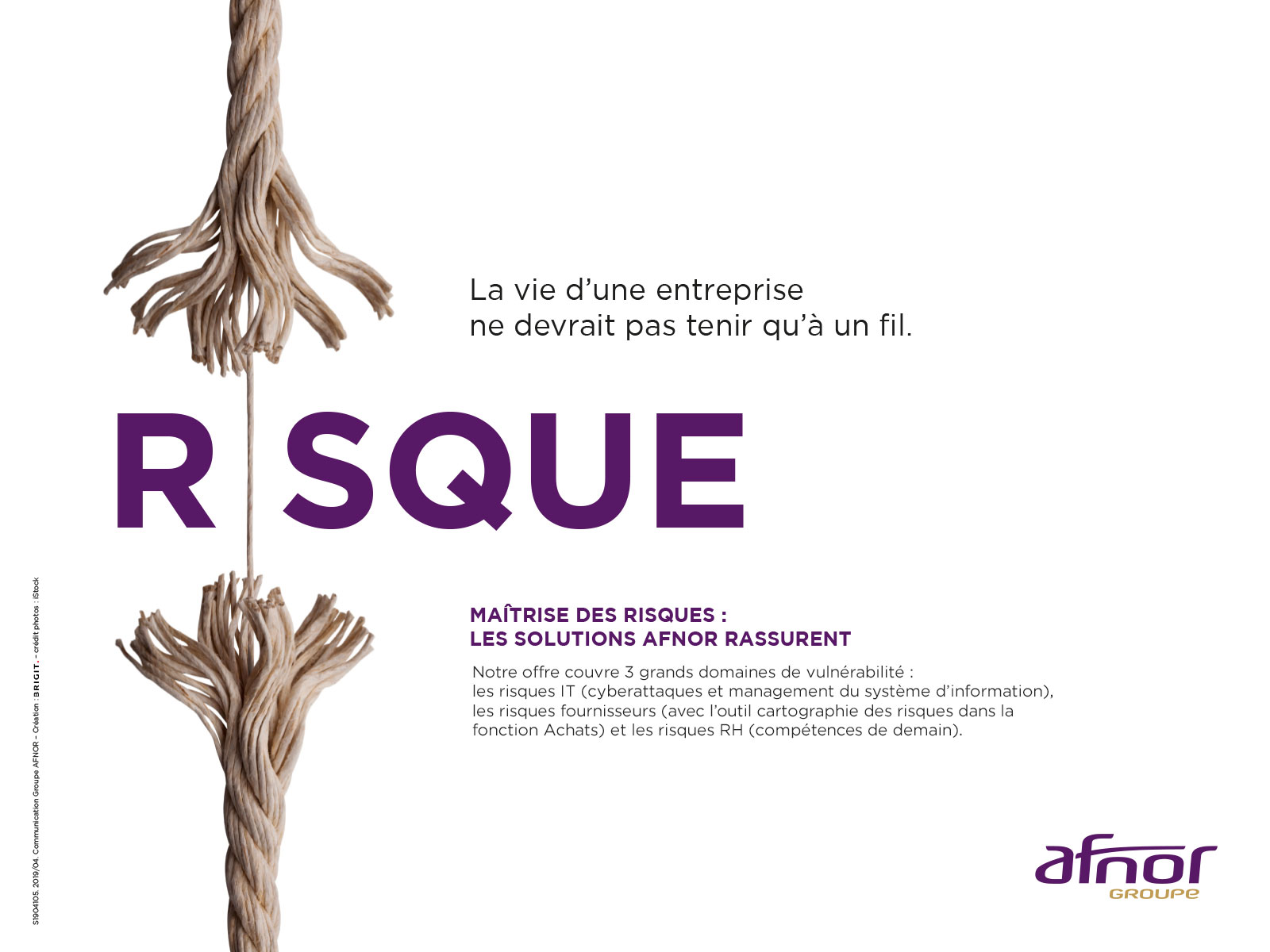 Agence Brigit pour AFNOR | Risque