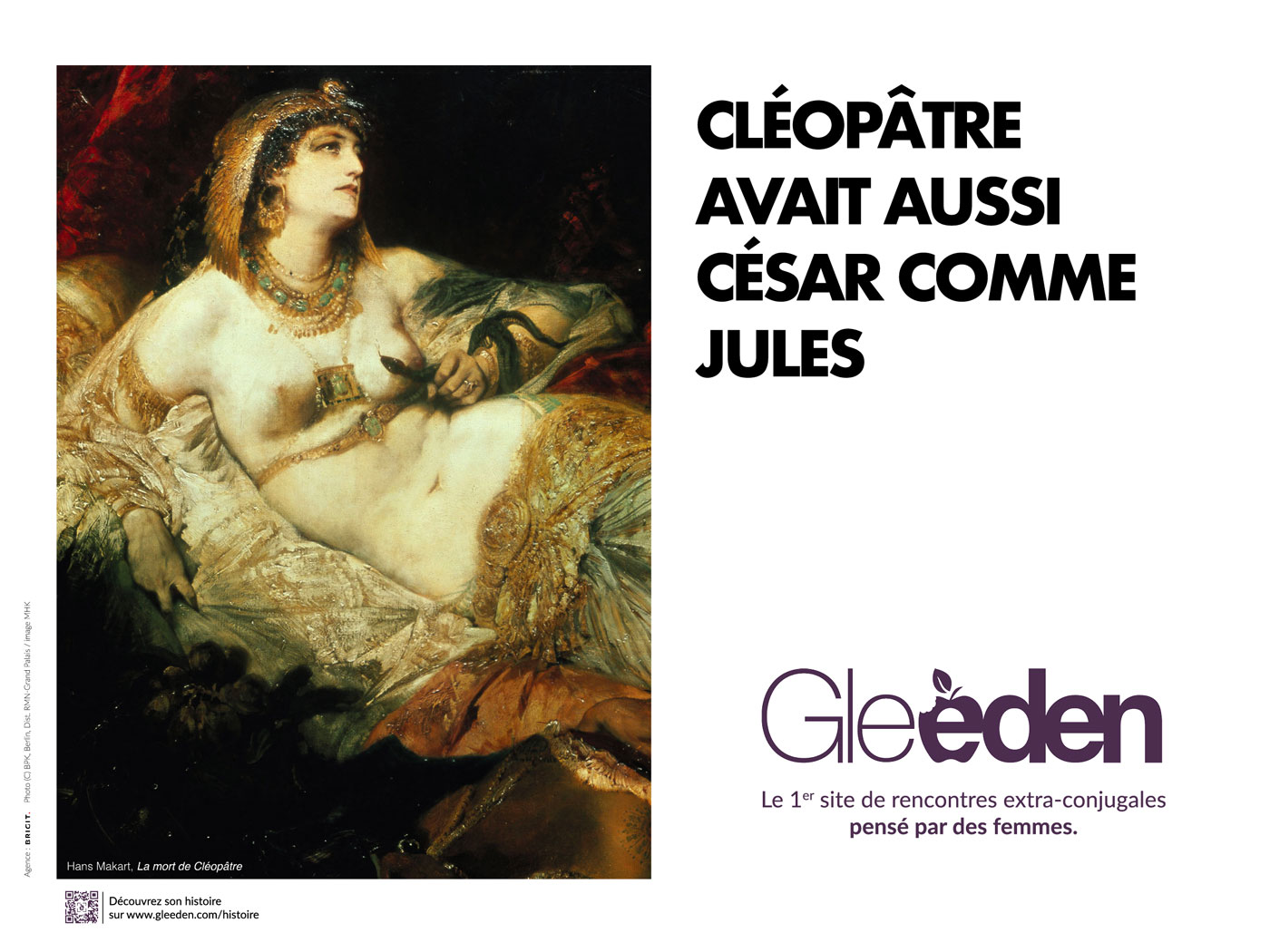 Agence Brigit pour Gleeden | Cléopâtre